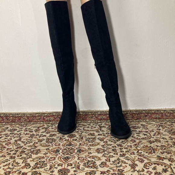 arnella corset back thigh high boot